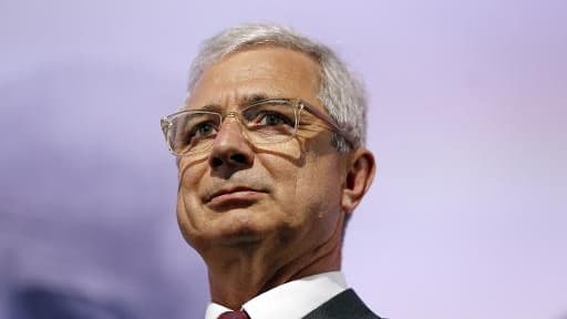 Claude Bartolone, président de l'Assemblée nationale et candidat PS aux élections régionales en Ile-de-France, le 20 mai 2015 à Paris