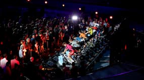 Une compétition sur Zwift
