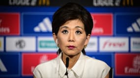 Michele Kang (présidente de l'OL) en conférence de presse - le 09/07/2025