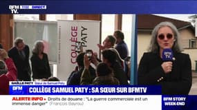 Collège baptisé Samuel Paty: "Un moment très important pour sa famille et moi" , affirme Gaëlle Paty, sœur de Samuel Paty