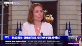 "Ce sont les meilleurs à même de faire que soit une réussite pour la France": Olga Givernet (Renaissance) souhaite que le gouvernement actuel reste en place pour les Jeux olympiques