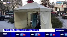 Covid-19: à l'approche des fêtes, ruée sur les tests en Île-de-France
