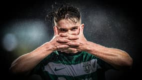 Viktor Gyökeres lors du match entre le Sporting et Braga, le 11/02/2024