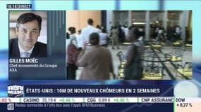 Gilles Moëc (Groupe AXA) : États-Unis : 10 millions de nouveaux chômeurs en 2 semaines - 02/04