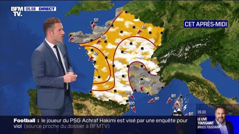 Ce mardi s'annonce froid avec un peu de neige dans le Sud-Est et des averses en Corse