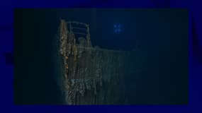 L'épave di Titanic amputée d'une partie de sa ballustrade, 2024