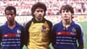 Luis Fernandez avec Jean Tigana et Joël Bats