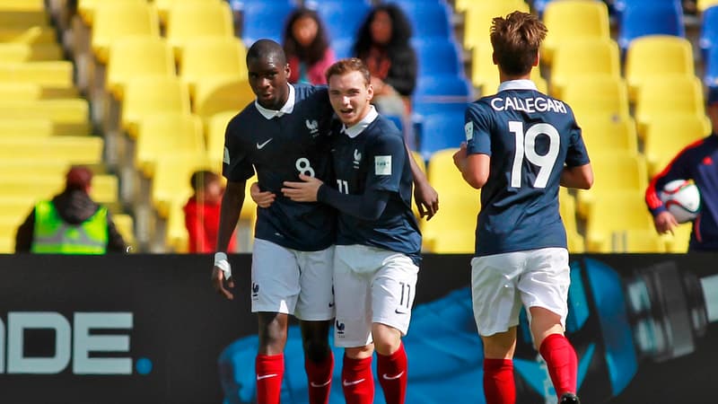 Odsonne Edouard félicité par Nicolas Janvier