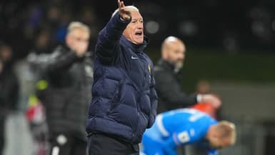 Didier Deschamps lors du match Islande-France - le 13/10/2025