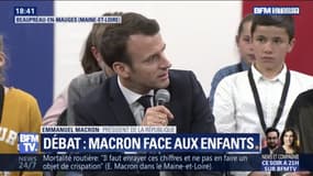 "On me traitait de mouton, on me mettait des coups." Devant Emmanuel Macron, des enfants évoquent le harcèlement scolaire