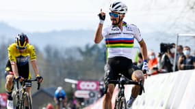 Julian Alaphilippe, vainqueur de la Flèche Wallonne 2021