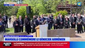 "L'horreur indicible": Bruno Retailleau commémore le génocide arménien à Marseille