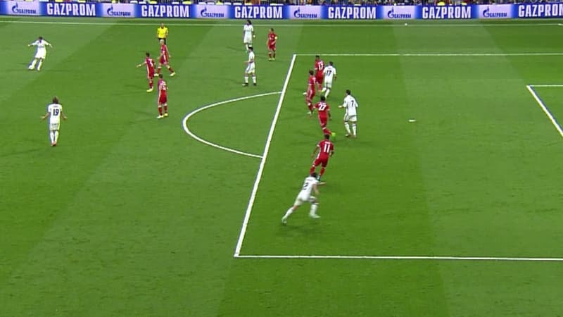 Ronaldo hors-jeu sur son deuxième but pendant Real-Bayern