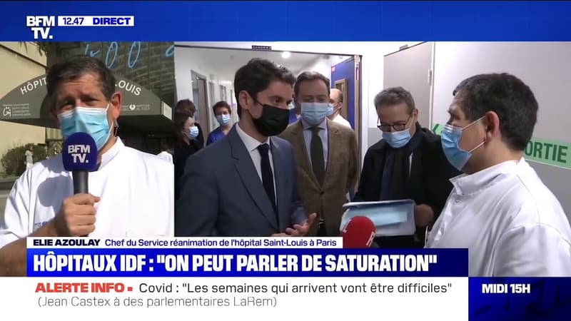 Elie Azoulay, chef du service réanimation à l'hôpital Saint-Louis (Paris): 