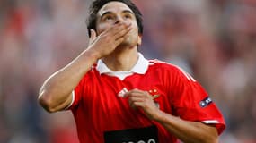 L'Argentin Saviola fait partie des armes fatales de Benfica dont devra se méfier l'OL