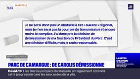 "Une décision difficile": Patrick de Carolis démissionne de la présidence du Parc de Camargue