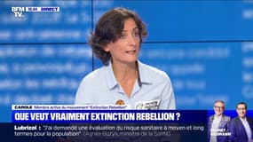 Carole (membre d'Extinction Rebellion): "J’ai peur qu’on ait à faire face à la sixième extinction de masse"