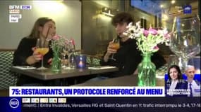 Paris: un protocole sanitaire au menu des restaurants
