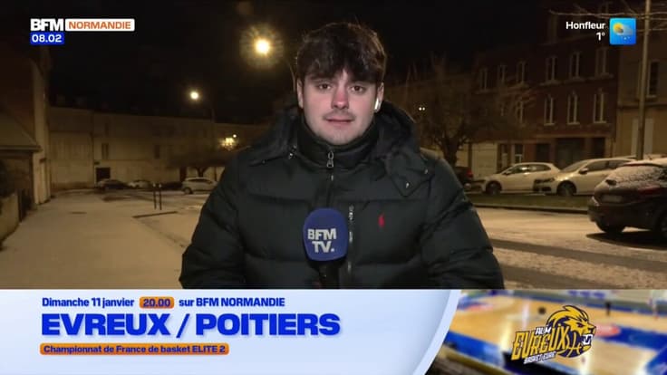 Lisieux se réveille sous la neige