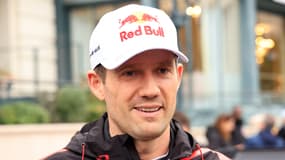 Sébastien Ogier avant le départ du 93e rallye WRC de Monte-Carlo, à Monaco, le 23 janvier 2025.