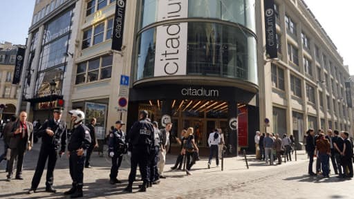 Le lieu où a été agressé Clément Méric