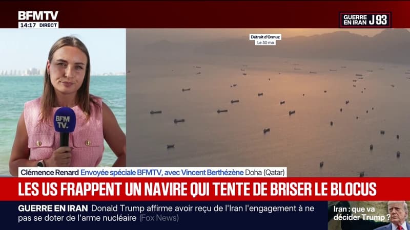 Guerre au Moyen-Orient: un avion américain a tiré sur un navire qui tentait de forcer le blocus