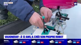 "Une très grande satisfaction d'avoir réussi": Timéo, 12 ans, a créé son propre robot à Vaugneray