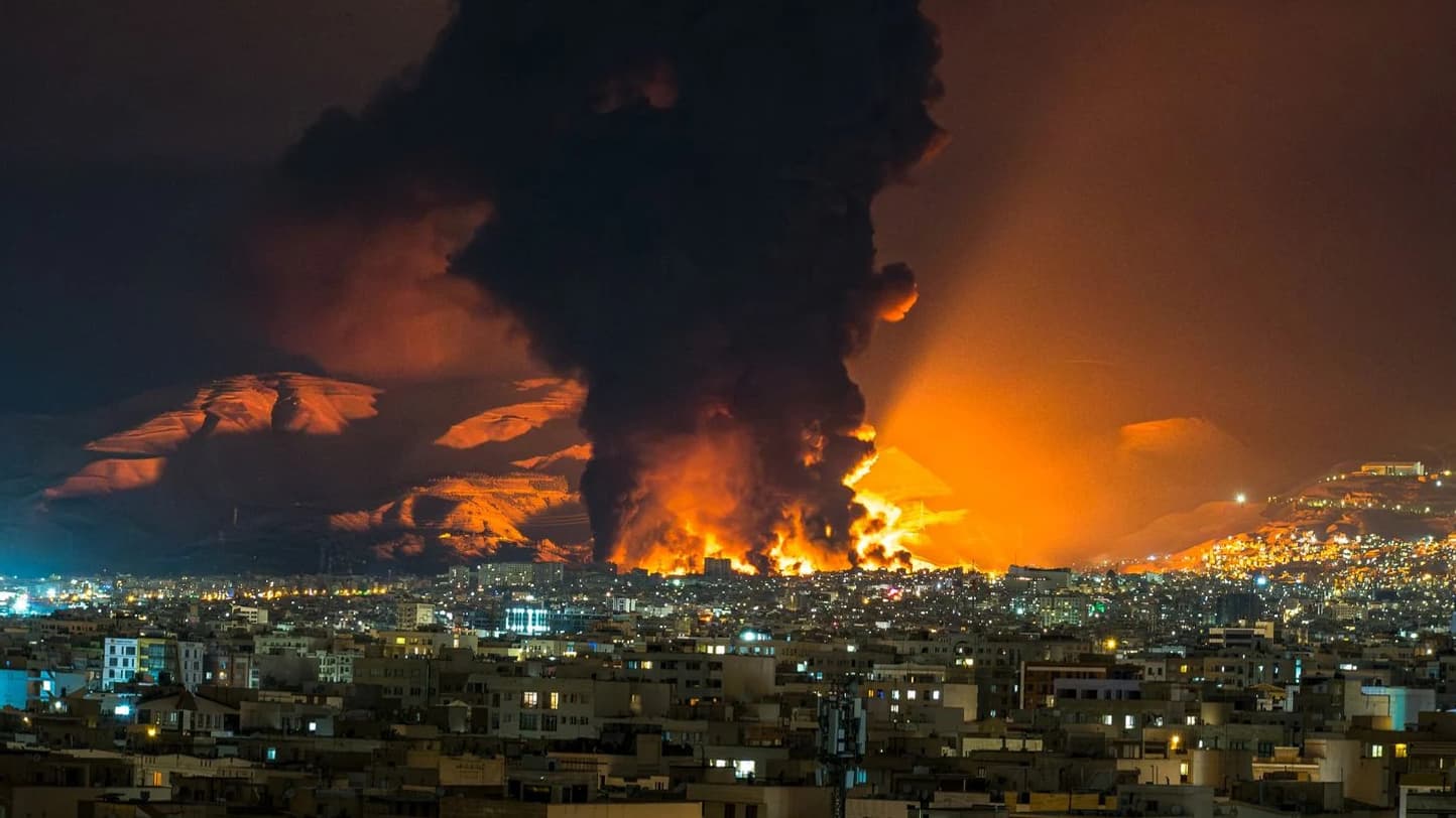 De nouvelles frappes aériennes sur la capitale iranienne Téhéran (Illustration) 