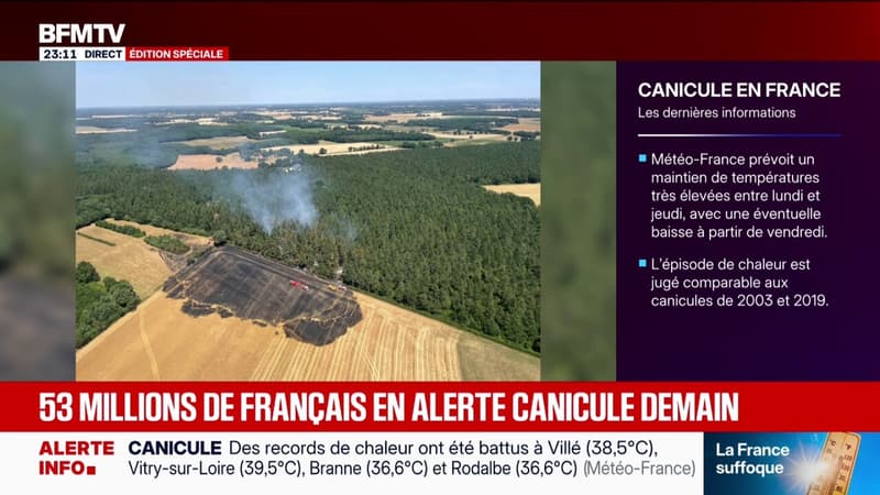 Chaleur, sécheresse, canicule ... Les risques d'incendies sont accrus
