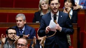 Inaki Echaniz, député socialiste, le 20 décembre 2023 à l'Assemblée nationale (Paris).