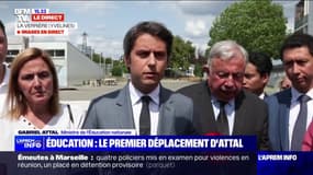 Émeutes: "Il y a une dizaine d'établissements scolaires qui sont quasi intégralement détruits", déclare Gabriel Attal