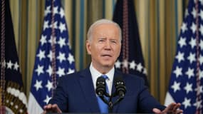 Le président américain Joe Biden, le 9 novembre 2022 à la Maison Blanche (Washington D.C.)
