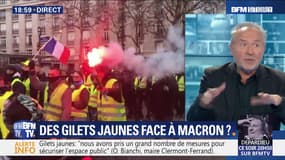 Des gilets jaunes face à Emmanuel Macron ?