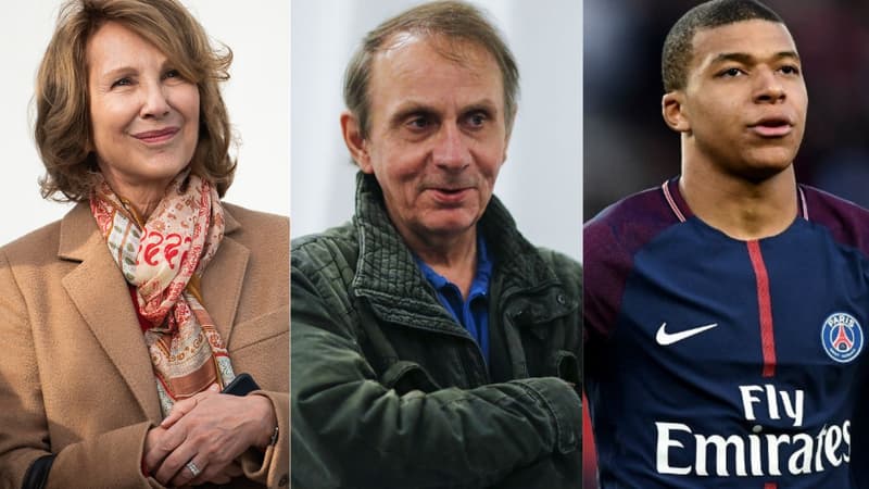 Nathalie Baye, Michel Houellebecq et Kylien Mbappé