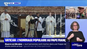 "Ça a été une sensation très forte" confie cet Argentin qui a rendu un ultime hommage au pape François