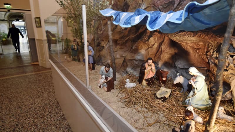 La crèche de Noël  de la mairie de Béziers (photo d'illustration).