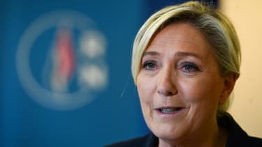 La présidente du Rassemblement National Marine Le Pen, le 28 juin 2020 à Nanterre