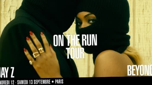 "On the run", c'est le titre de la tournée commune de Beyoncé et Jay-Z.