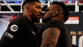 Anthony Joshua et Jarrell Miller