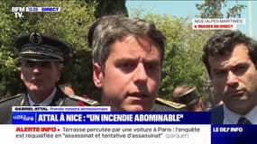 Incendie à Nice: "trois enfants qui manqueront à jamais à la France", Gabriel Attal rend hommage aux victimes