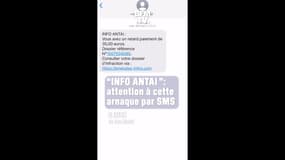 "Info ANTAI": attention à cette arnaque par SMS