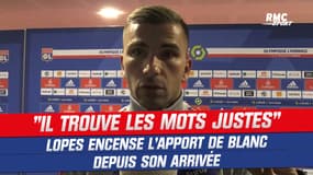 OL 1-0 Lille : "Il trouve les mots justes", Lopes encense l'apport de Blanc