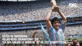 Décès de Maradona : Villas-Boas souhaiterait que "la FIFA enlève le n°10" de ses compétitions