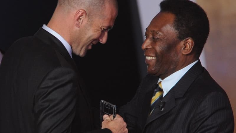 Zinedine Zidane et Pelé