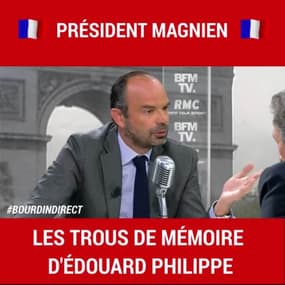 Les trous de mémoire d'Edouard Philippe chez Jean-Jacques Bourdin