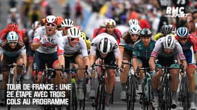 Tour de France - 2e étape : 186 km, trois cols et peut-être déjà les premières bagarres