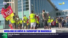 Aéroport Marseille-Provence: les salariés en grève jusqu'à lundi 