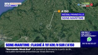 Seine-Maritime: un automobiliste flashé à 191 km/h sur l'A150