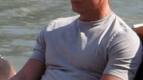 Daniel Craig en tournage, en 2006