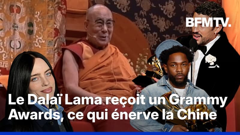 Le Dalaï Lama reçoit un Grammy Award et ça ne plait pas à la Chine